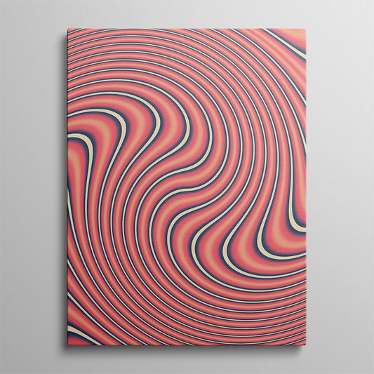 Artistic Layers: Abstract Oil Painting