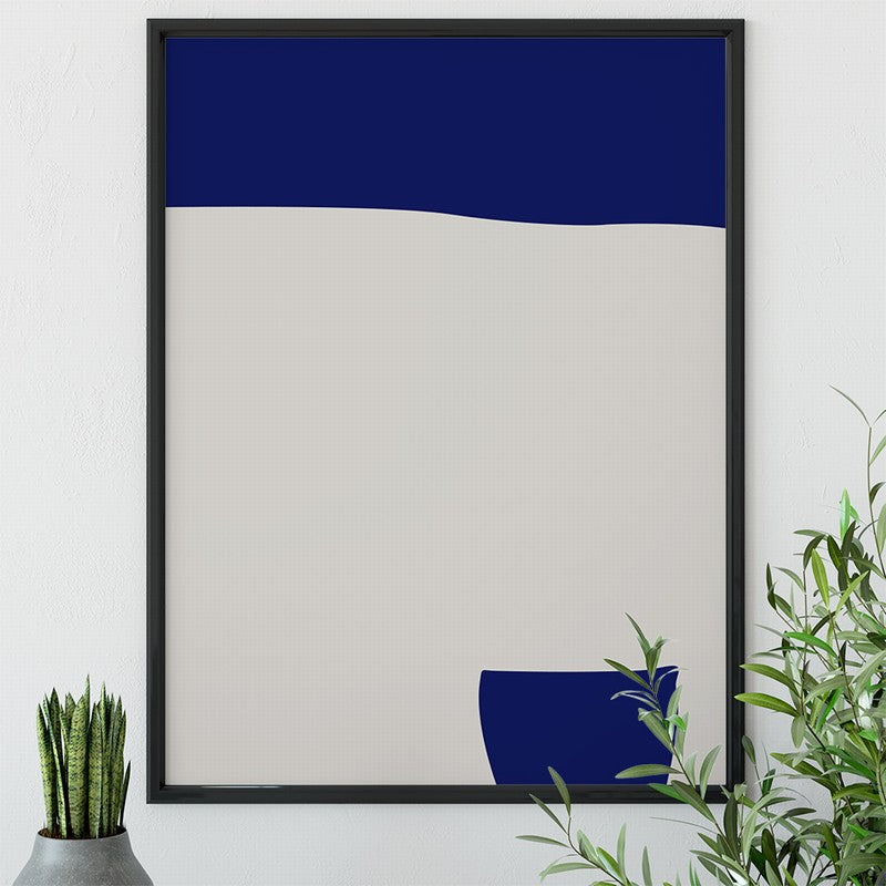 Klein Blue Modern Wall Decor