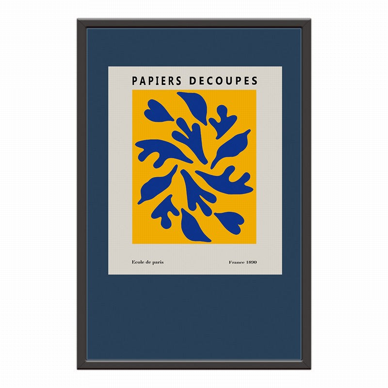 Klein Blue Nature-Inspired Wall Art