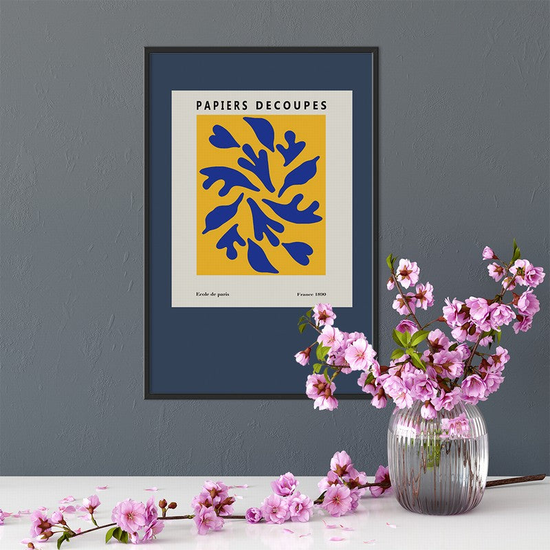 Klein Blue Nature-Inspired Wall Art