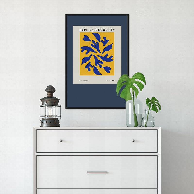 Klein Blue Nature-Inspired Wall Art