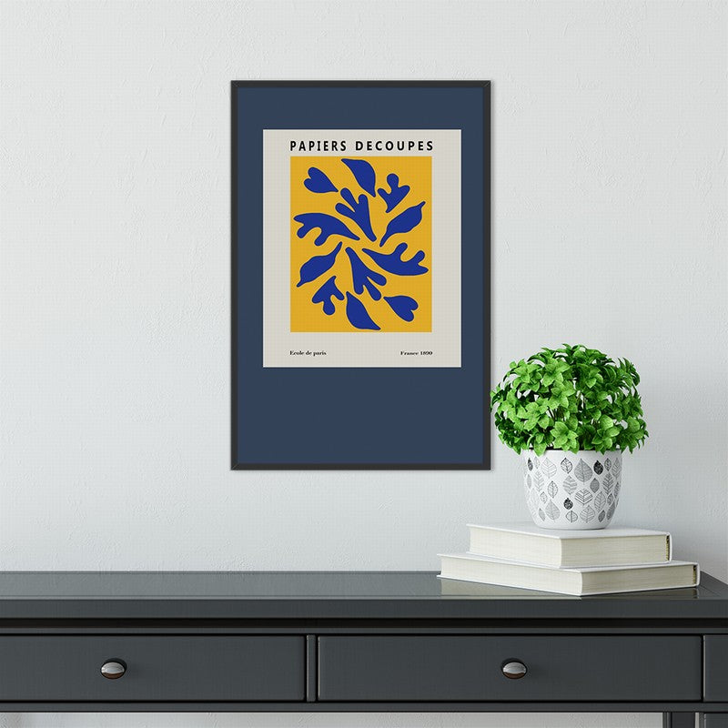 Klein Blue Nature-Inspired Wall Art