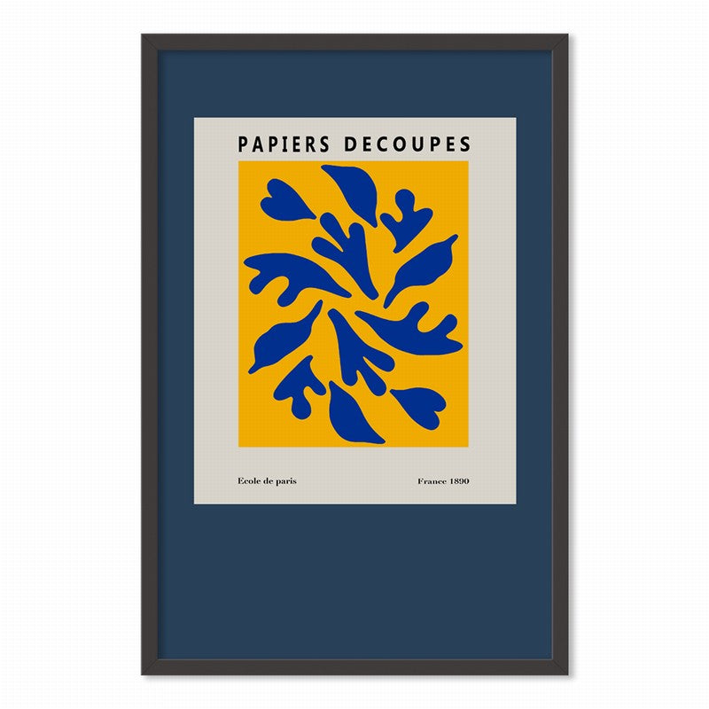 Klein Blue Nature-Inspired Wall Art
