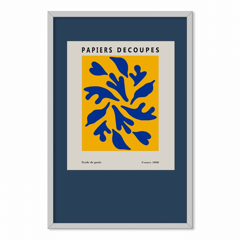 Klein Blue Nature-Inspired Wall Art