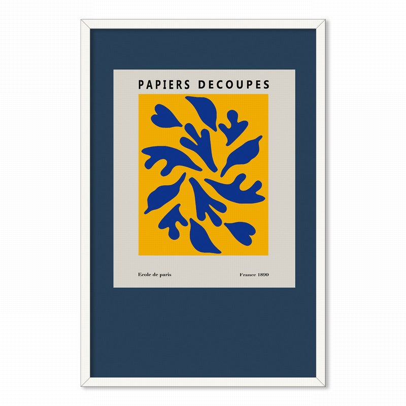 Klein Blue Nature-Inspired Wall Art