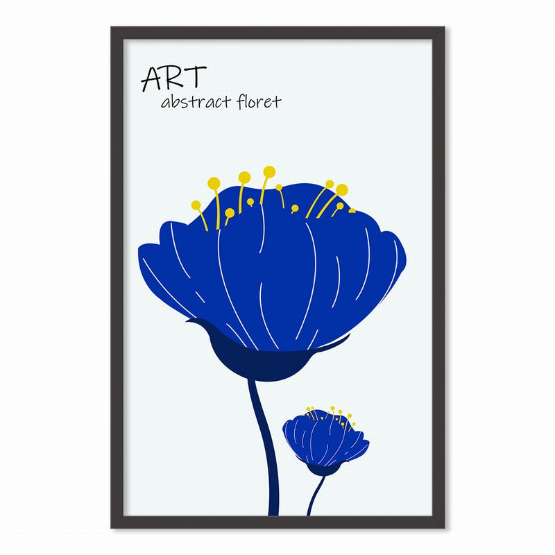 Klein Blue Watercolor Art