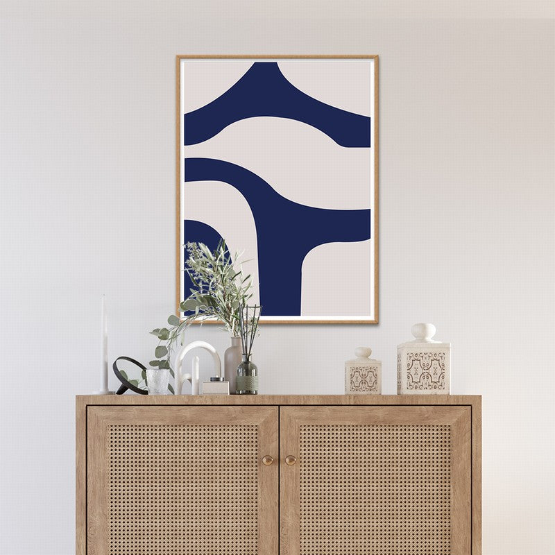 Klein Blue Artistic Canvas Piece