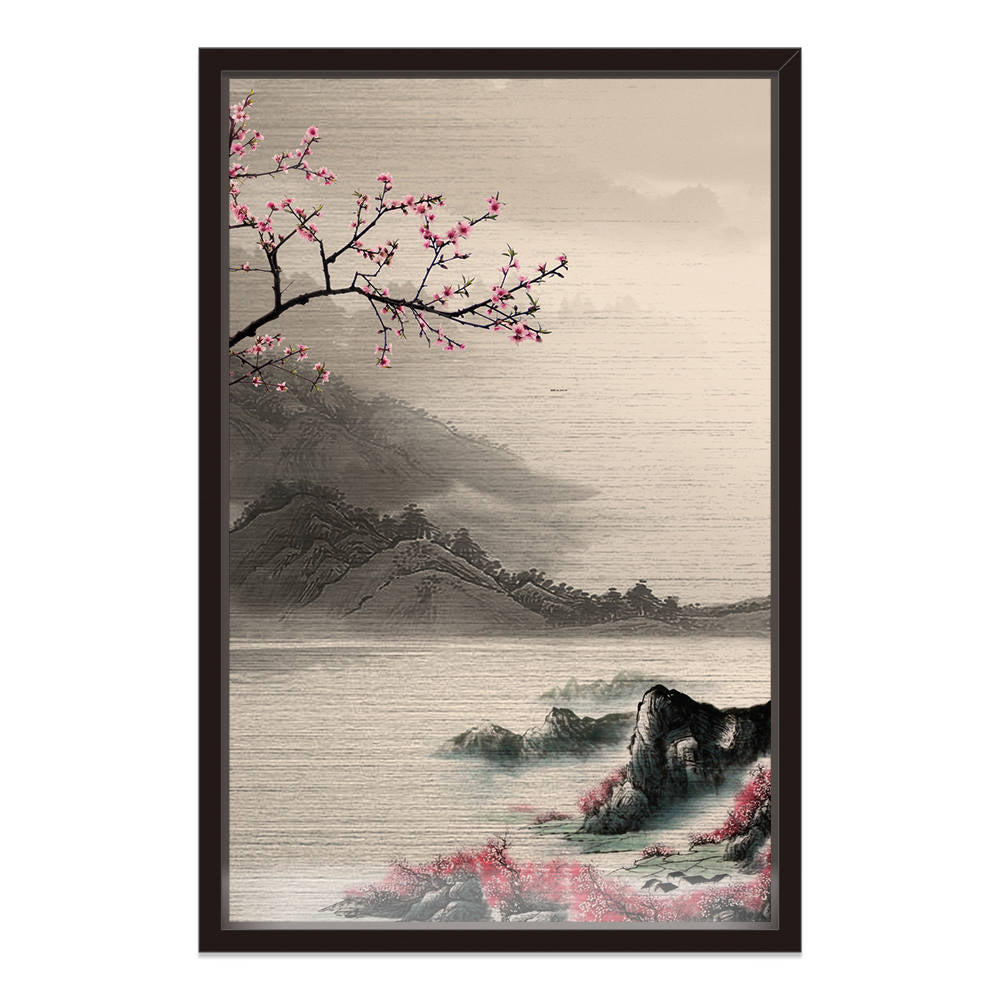 Chinese Style: Lake and Peach Blossoms