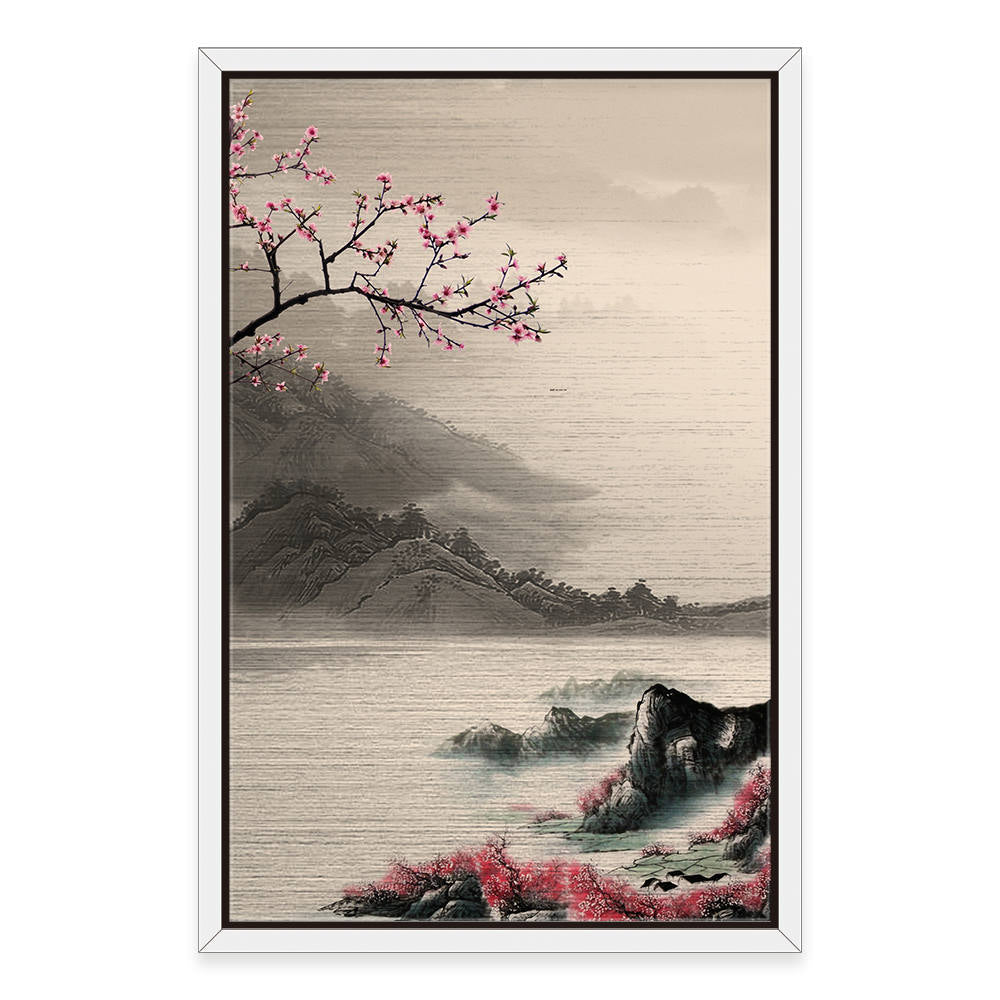 Chinese Style: Lake and Peach Blossoms