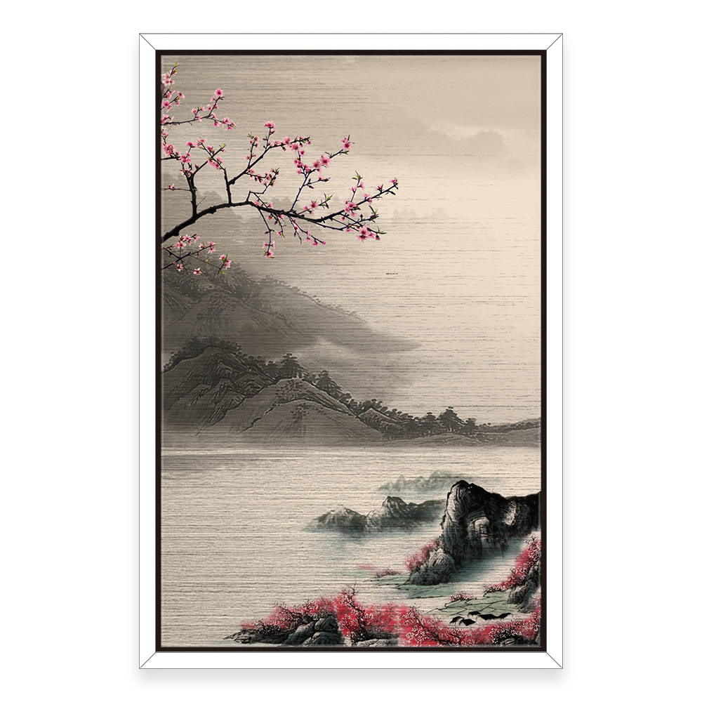 Chinese Style: Lake and Peach Blossoms