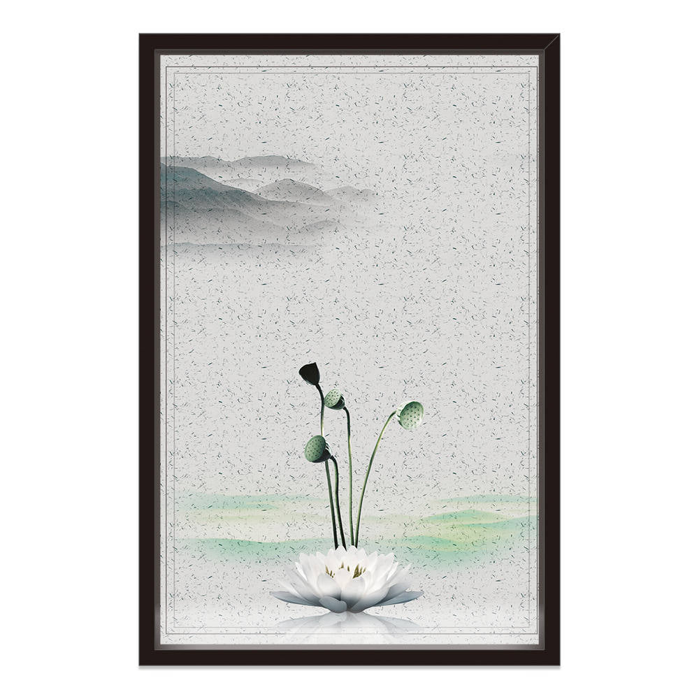 Chinese Style: Lotus Blossoms Art Piece