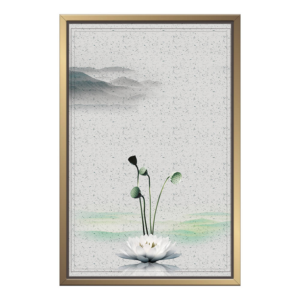 Chinese Style: Lotus Blossoms Art Piece