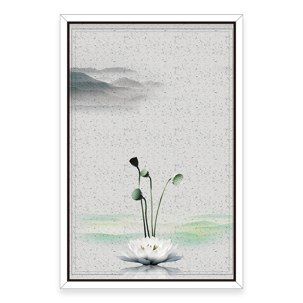 Chinese Style: Lotus Blossoms Art Piece