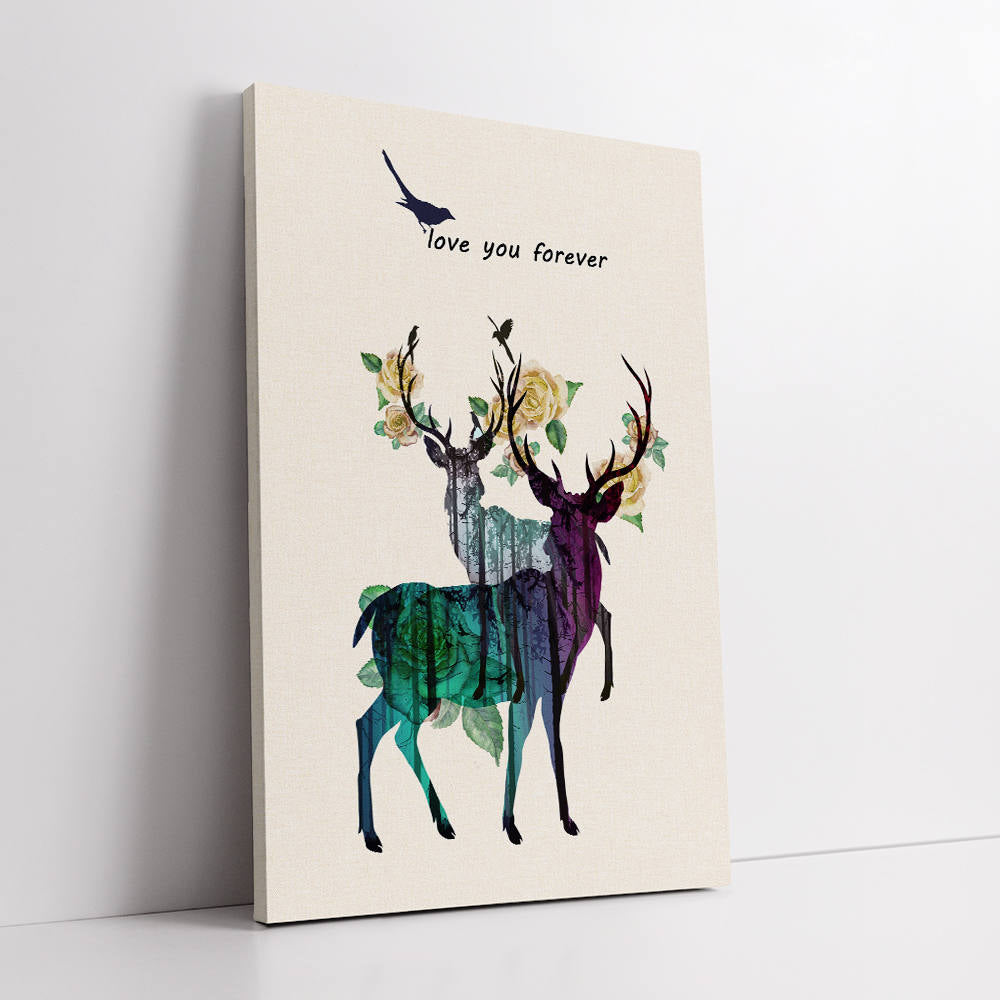 Majestic Moose on Canvas