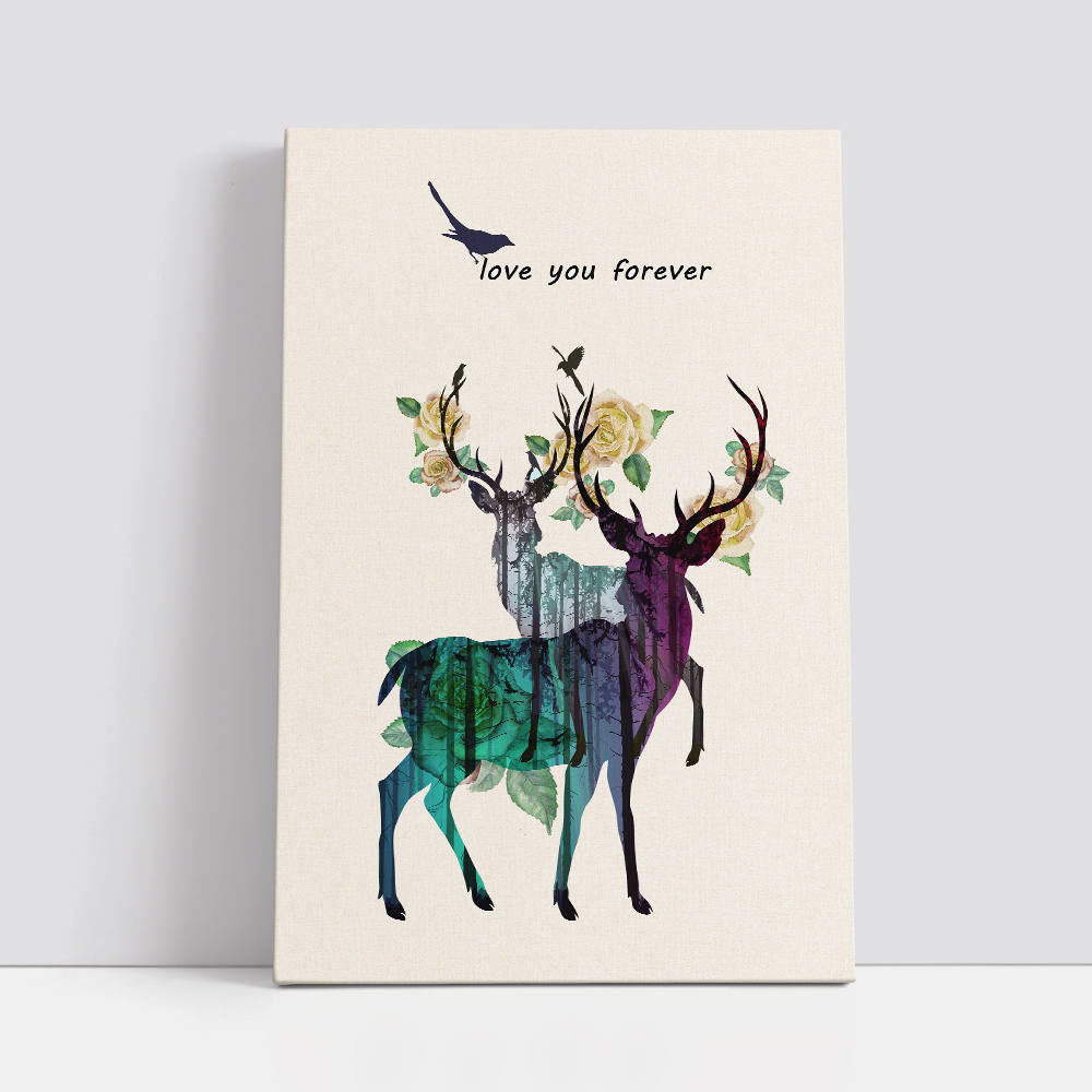 Majestic Moose on Canvas