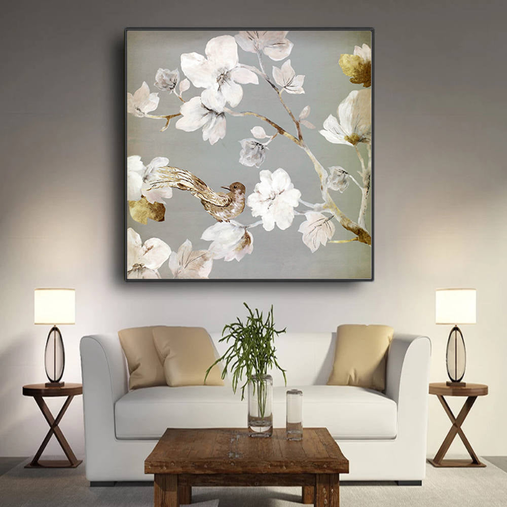 Chinese Flora and Avifauna: Artistic Depiction