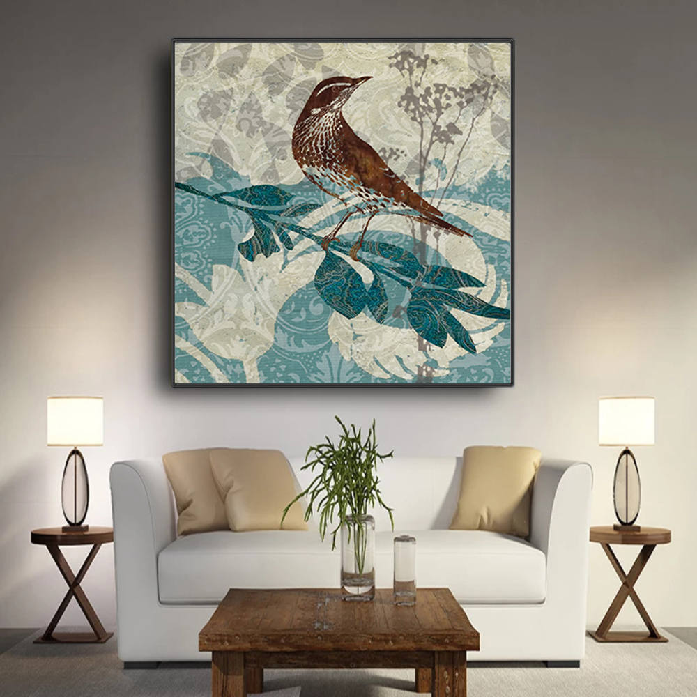 Chinese Scene: Birds Close-up