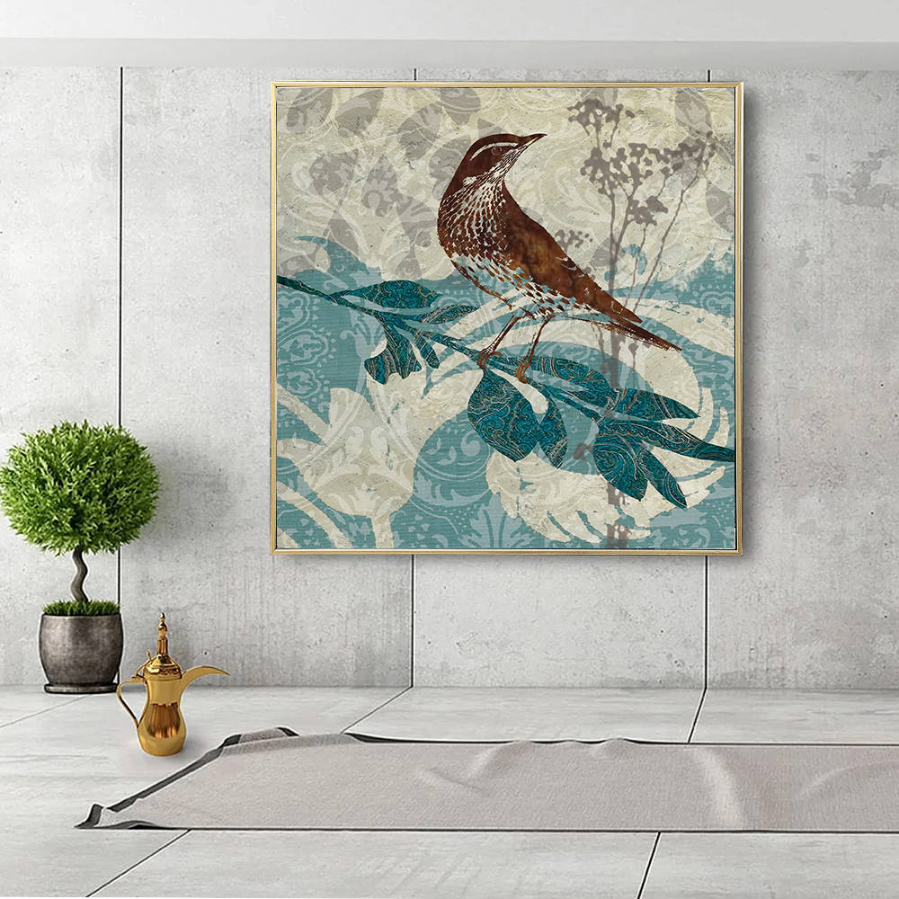 Chinese Scene: Birds Close-up