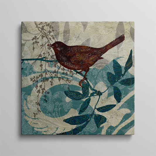 Chinese Landscape: Close-up Birds