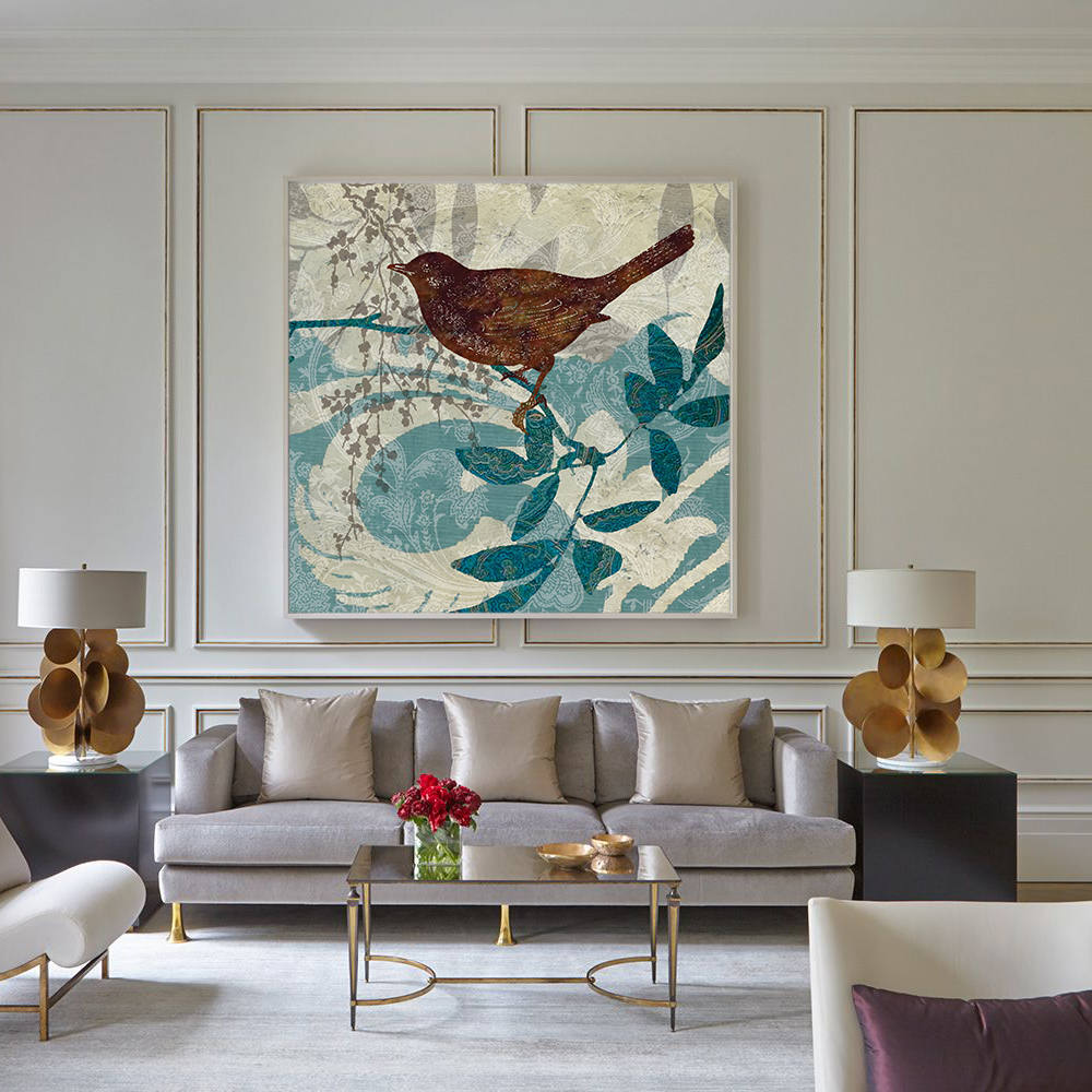 Chinese Landscape: Close-up Birds