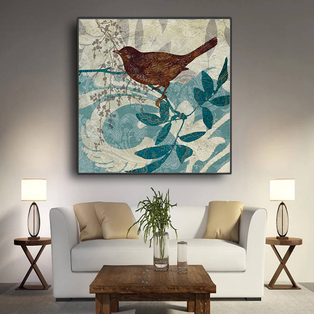 Chinese Landscape: Close-up Birds