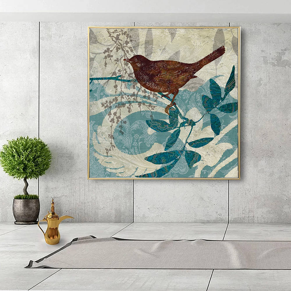 Chinese Landscape: Close-up Birds