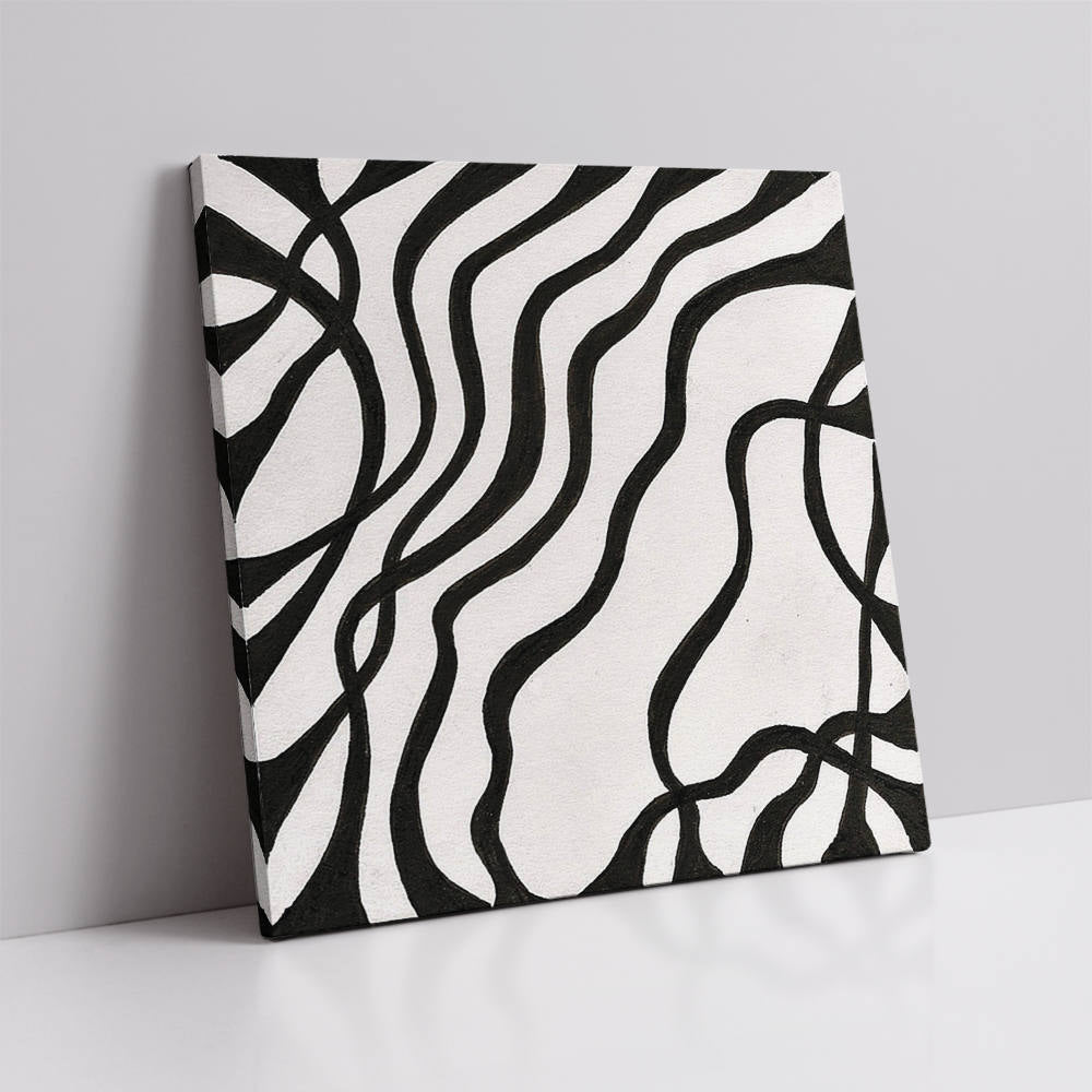 Elegance in Striped Illusion Wall Art