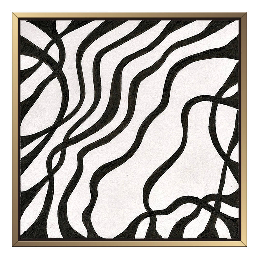 Elegance in Striped Illusion Wall Art