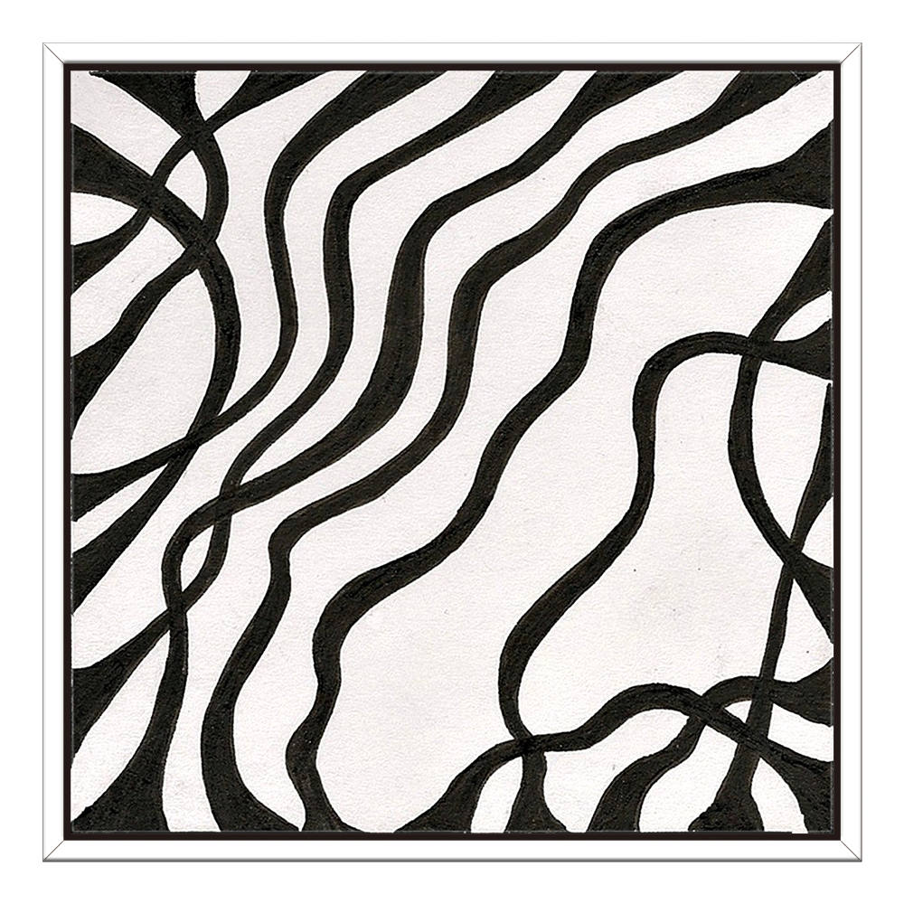 Elegance in Striped Illusion Wall Art