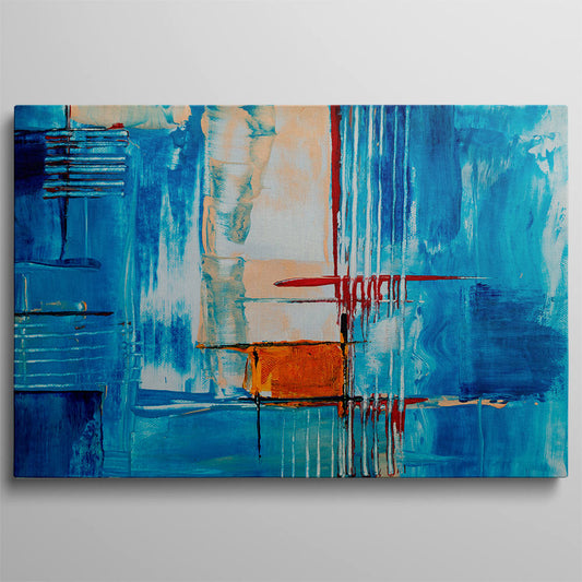 Chaos in Colorful Symphony Canvas