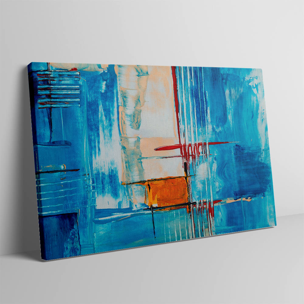 Chaos in Colorful Symphony Canvas