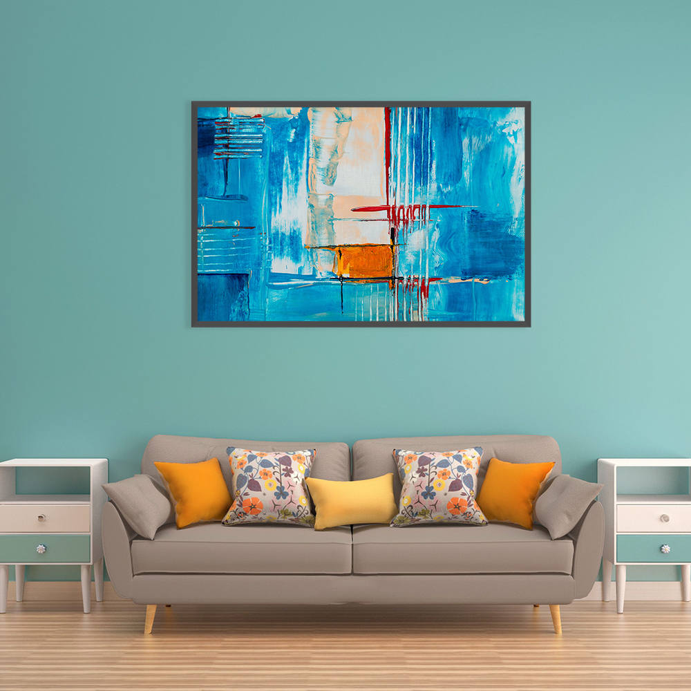 Chaos in Colorful Symphony Canvas