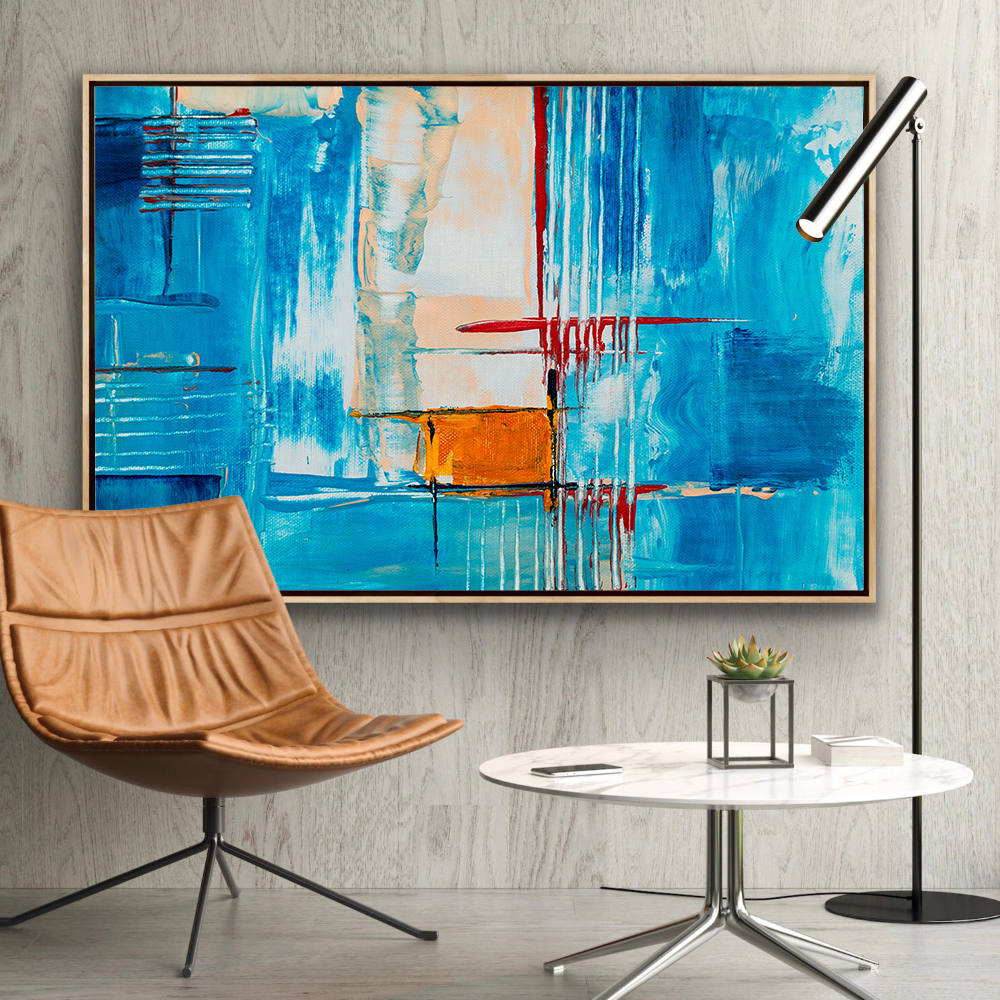 Chaos in Colorful Symphony Canvas