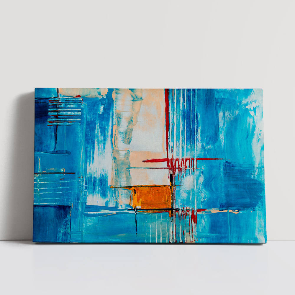 Chaos in Colorful Symphony Canvas