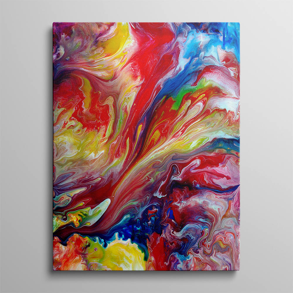 Melody of Abstract Colors Oil Painting