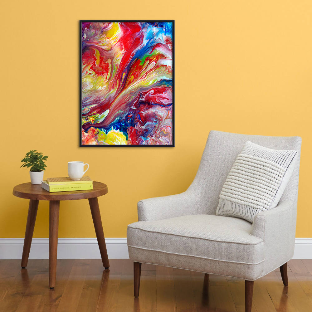 Melody of Abstract Colors Oil Painting