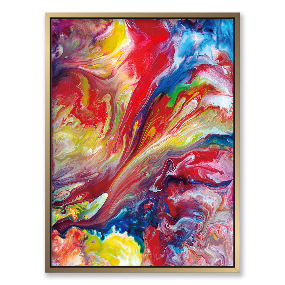 Melody of Abstract Colors Oil Painting