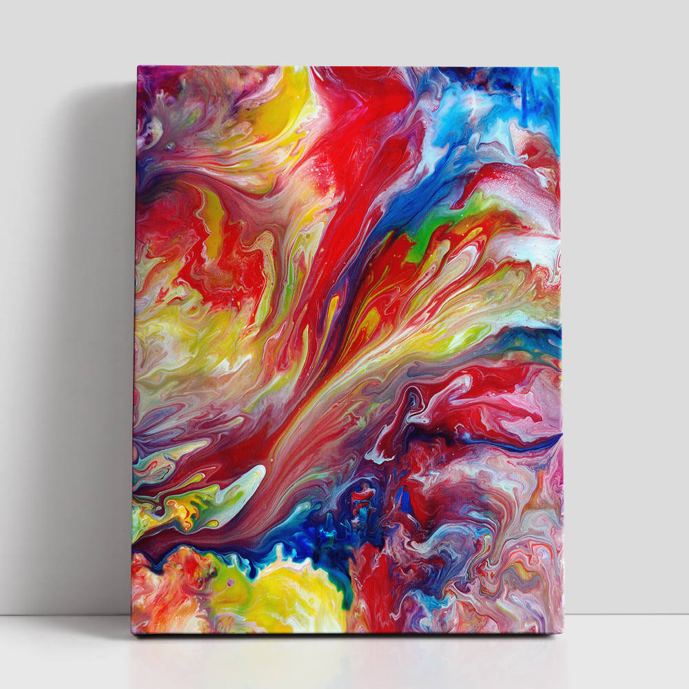 Melody of Abstract Colors Oil Painting