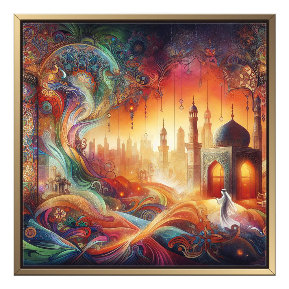 Ethereal Dreamscape of Infinite Layers Canvas