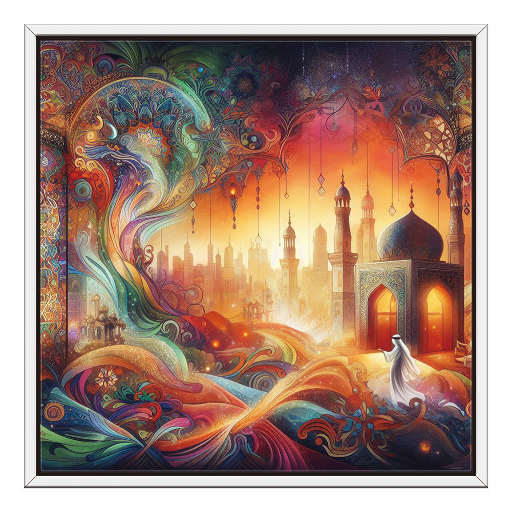 Ethereal Dreamscape of Infinite Layers Canvas