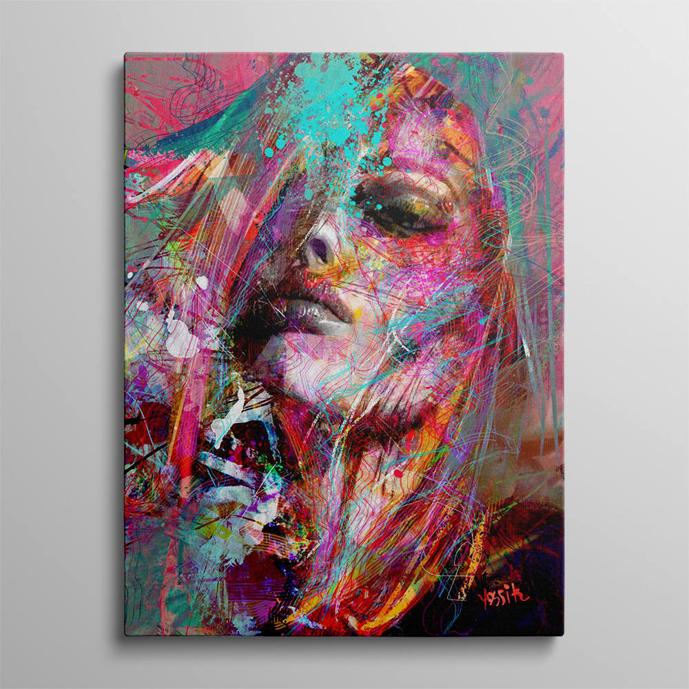 Luminous Watercolors: Vivid Imagination Canvas