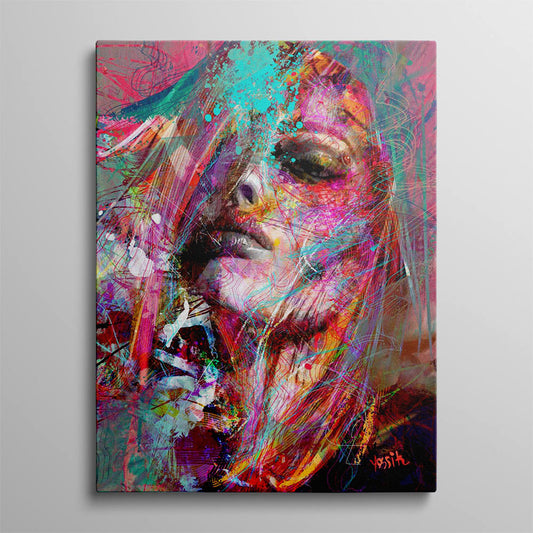 Luminous Watercolors: Vivid Imagination Canvas