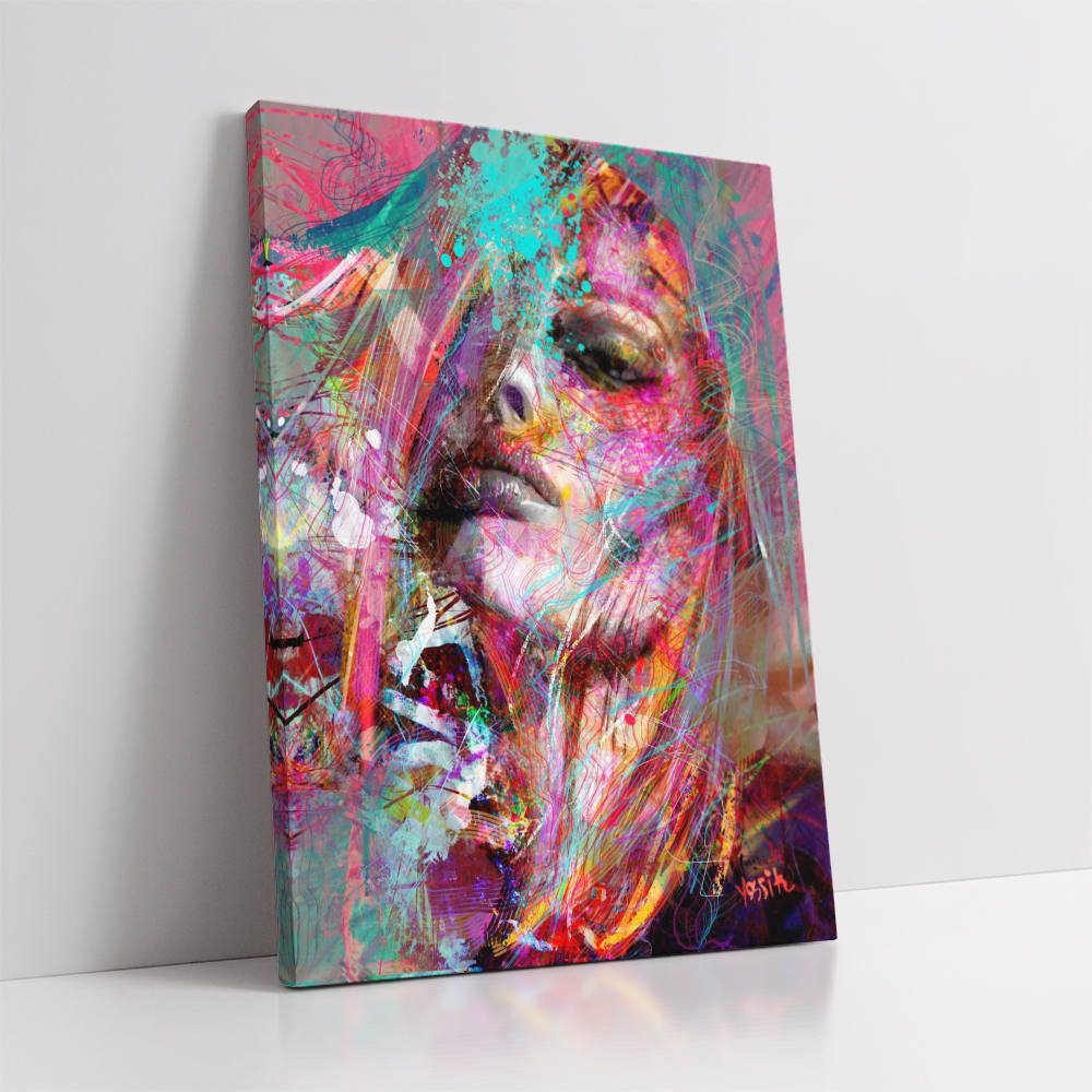 Luminous Watercolors: Vivid Imagination Canvas