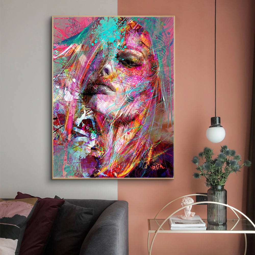 Luminous Watercolors: Vivid Imagination Canvas