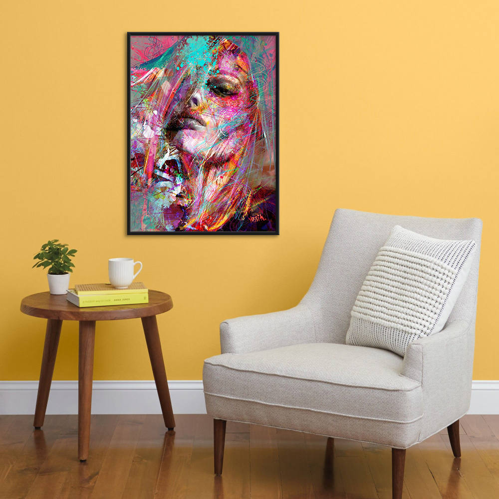 Luminous Watercolors: Vivid Imagination Canvas