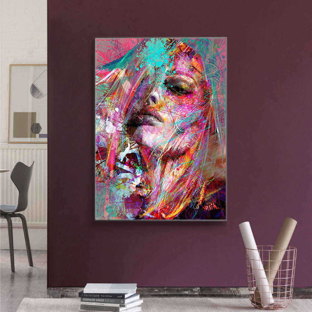 Luminous Watercolors: Vivid Imagination Canvas