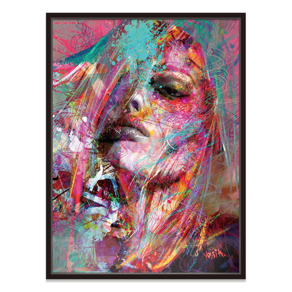 Luminous Watercolors: Vivid Imagination Canvas