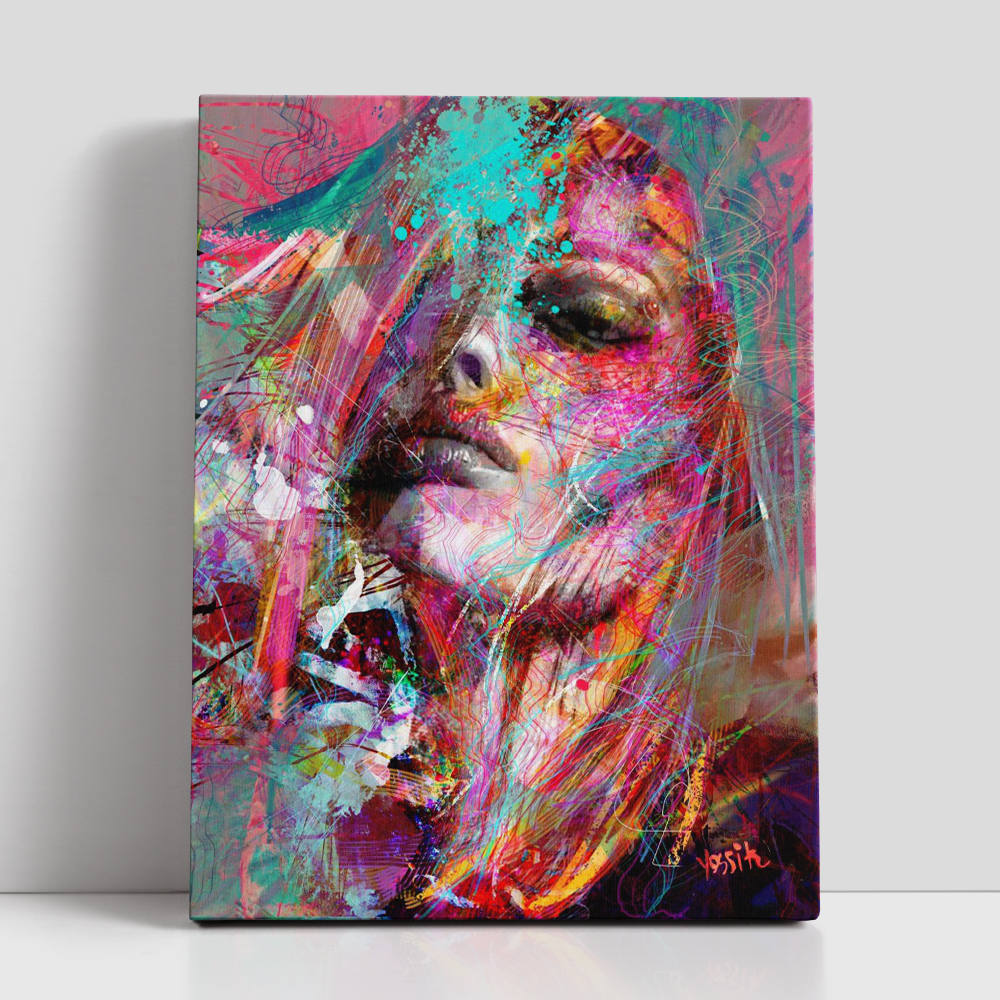 Luminous Watercolors: Vivid Imagination Canvas