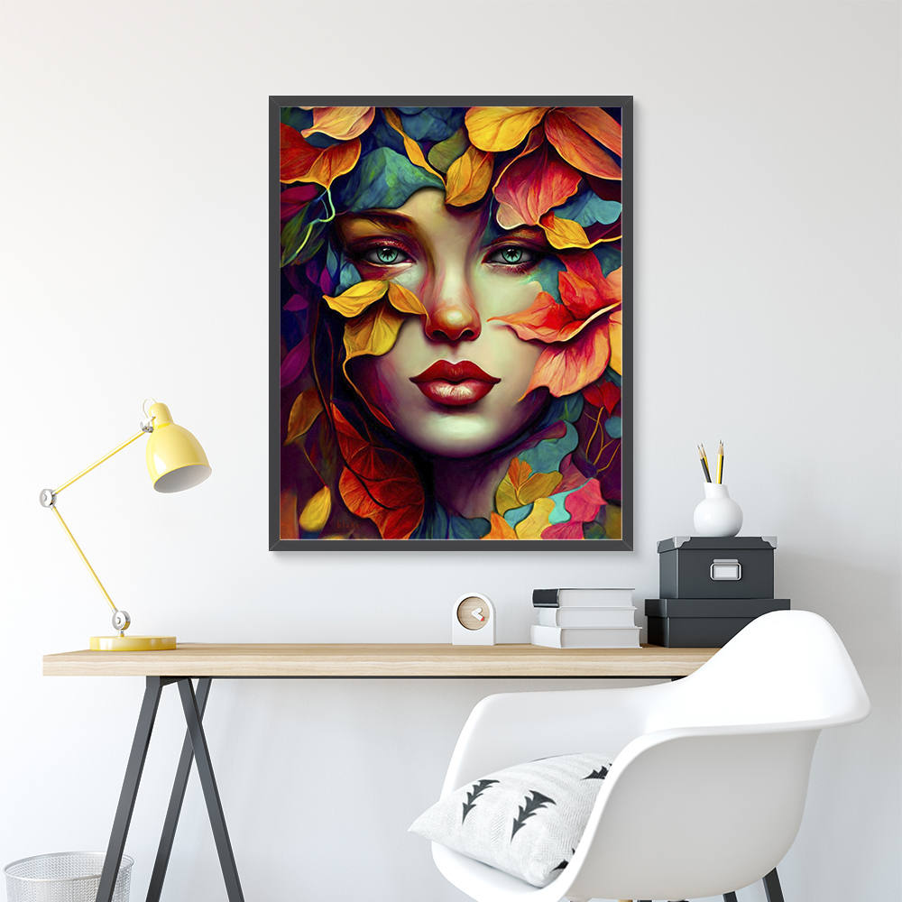 Petal Portraits: Beauty Intertwined Canvas