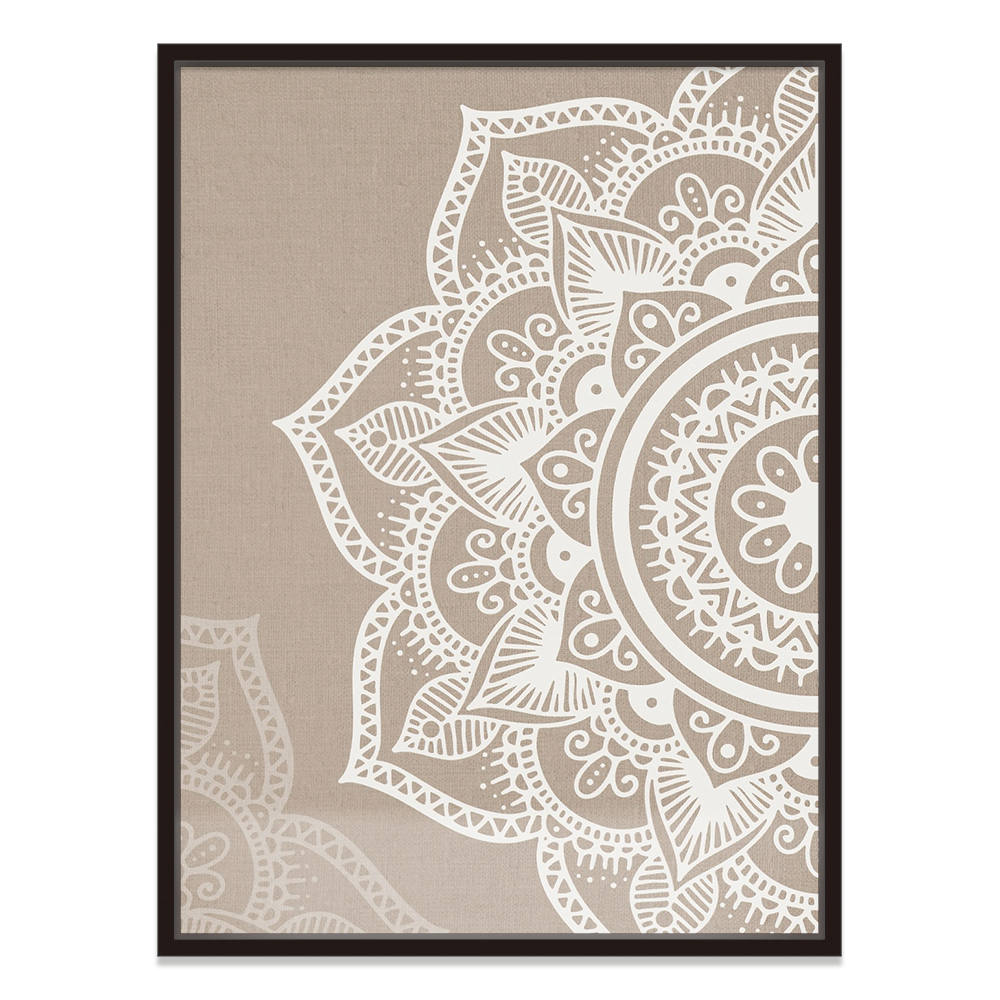 Ethereal Beige Symmetry of Calm Canvas